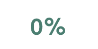 0% statistic icon